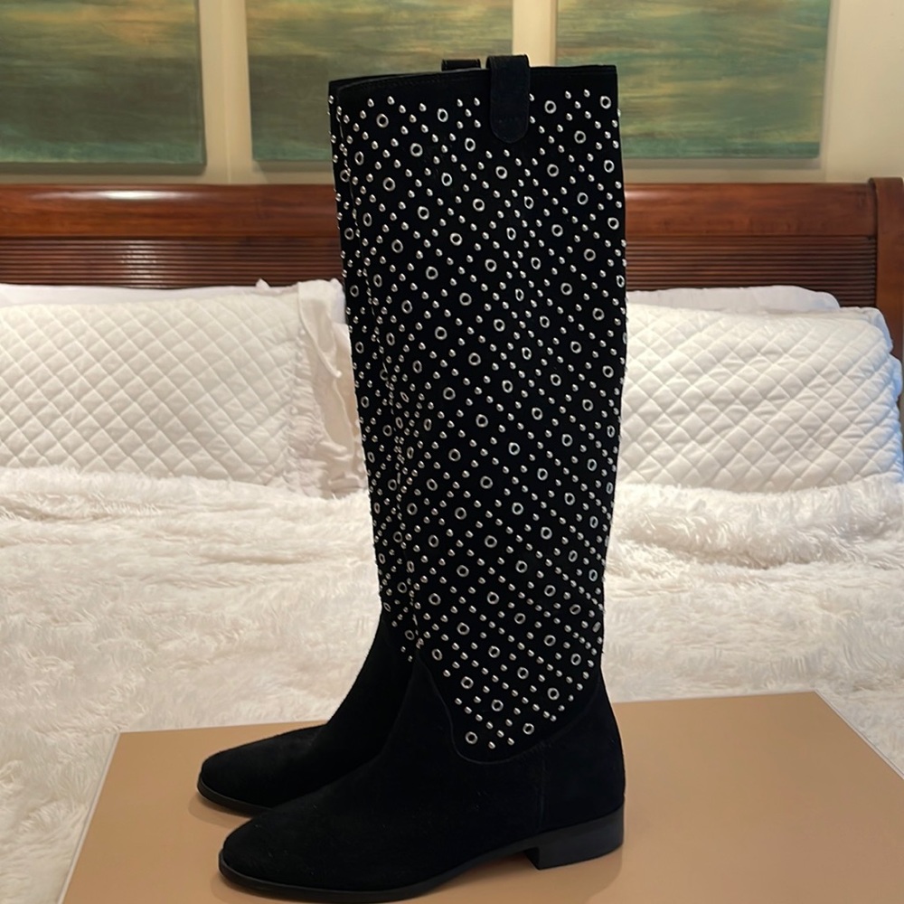 Micheal Kors studded knee high boots